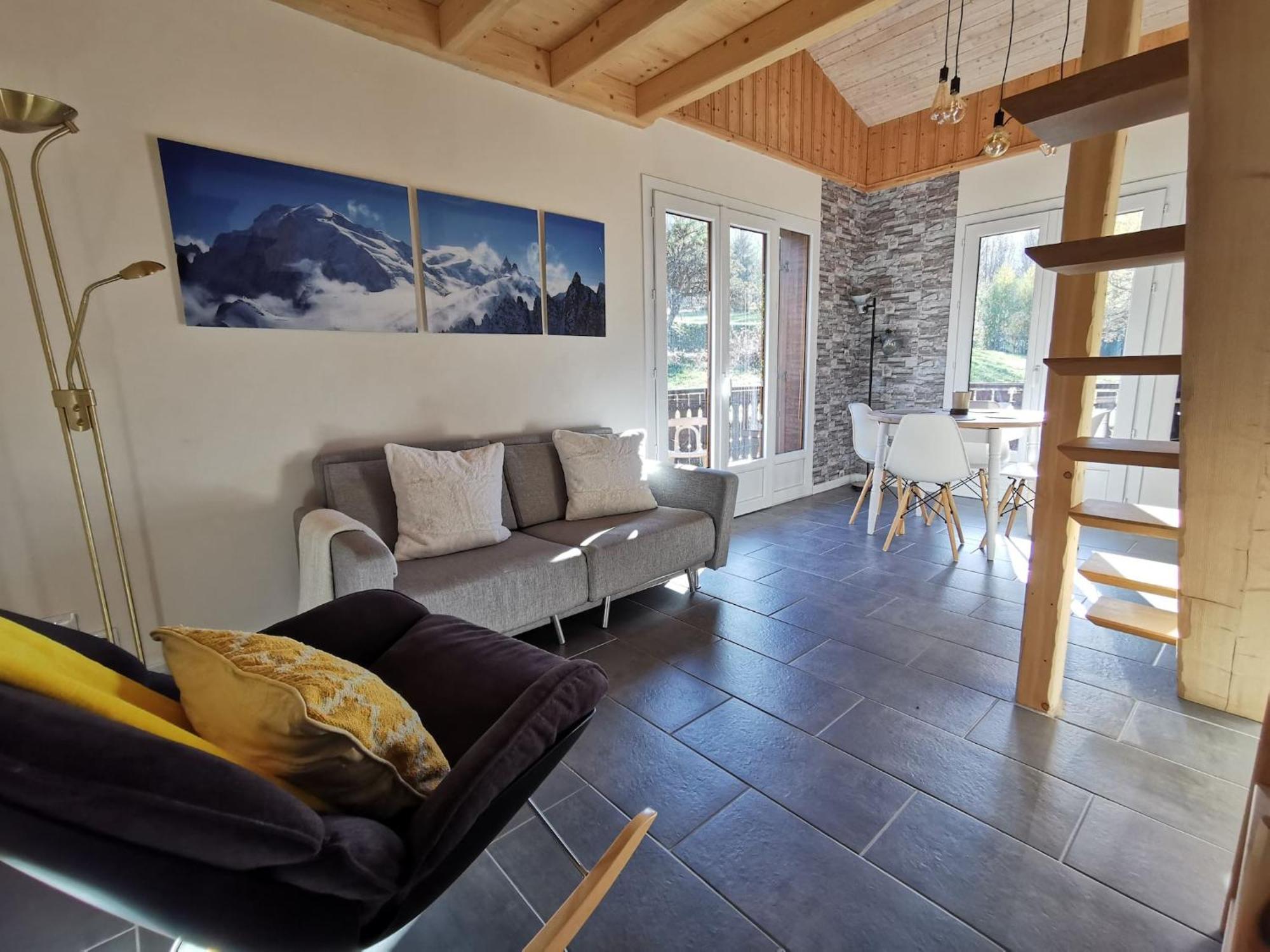 Apt Nala - Sunny Renovated Duplex - 2Bed Apt - Views - Hikes Apartment Les Houches Exterior photo